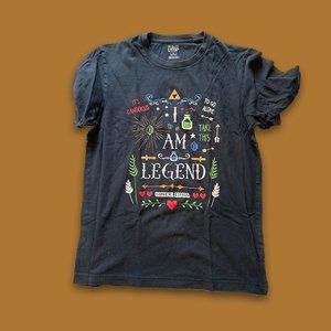 Black Zelda "I Am Legend" shirt
